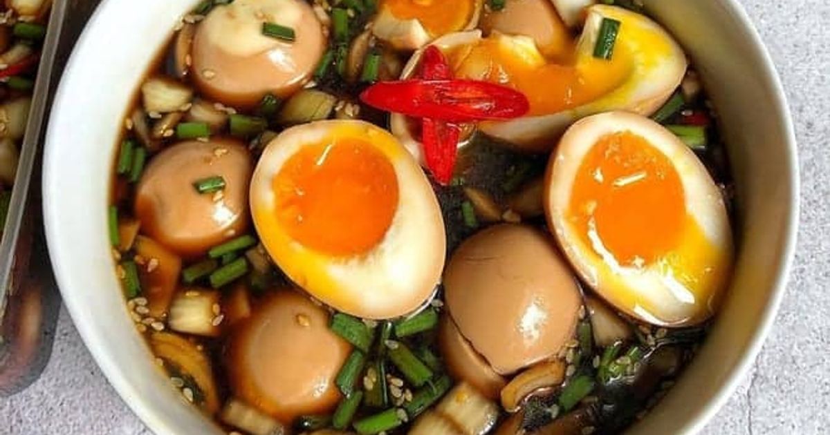 Hai cách làm trứng ngâm tương Hàn Quốc thơm béo cực kỳ đưa cơm