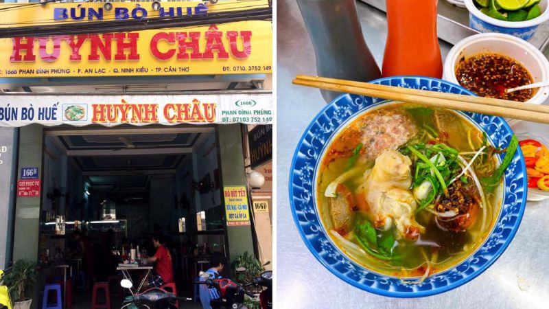 bún bò Huế Huỳnh Châu Cần Thơ