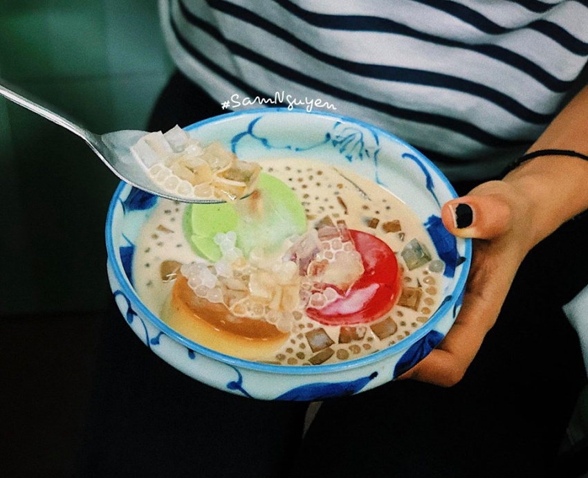Ăn gì ở Quận 5 quán Flan 223 Trần Bình Trọng
