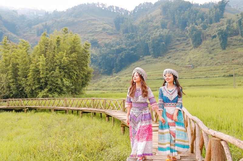 Sapa mùa lúa chín Bản Cát Cát