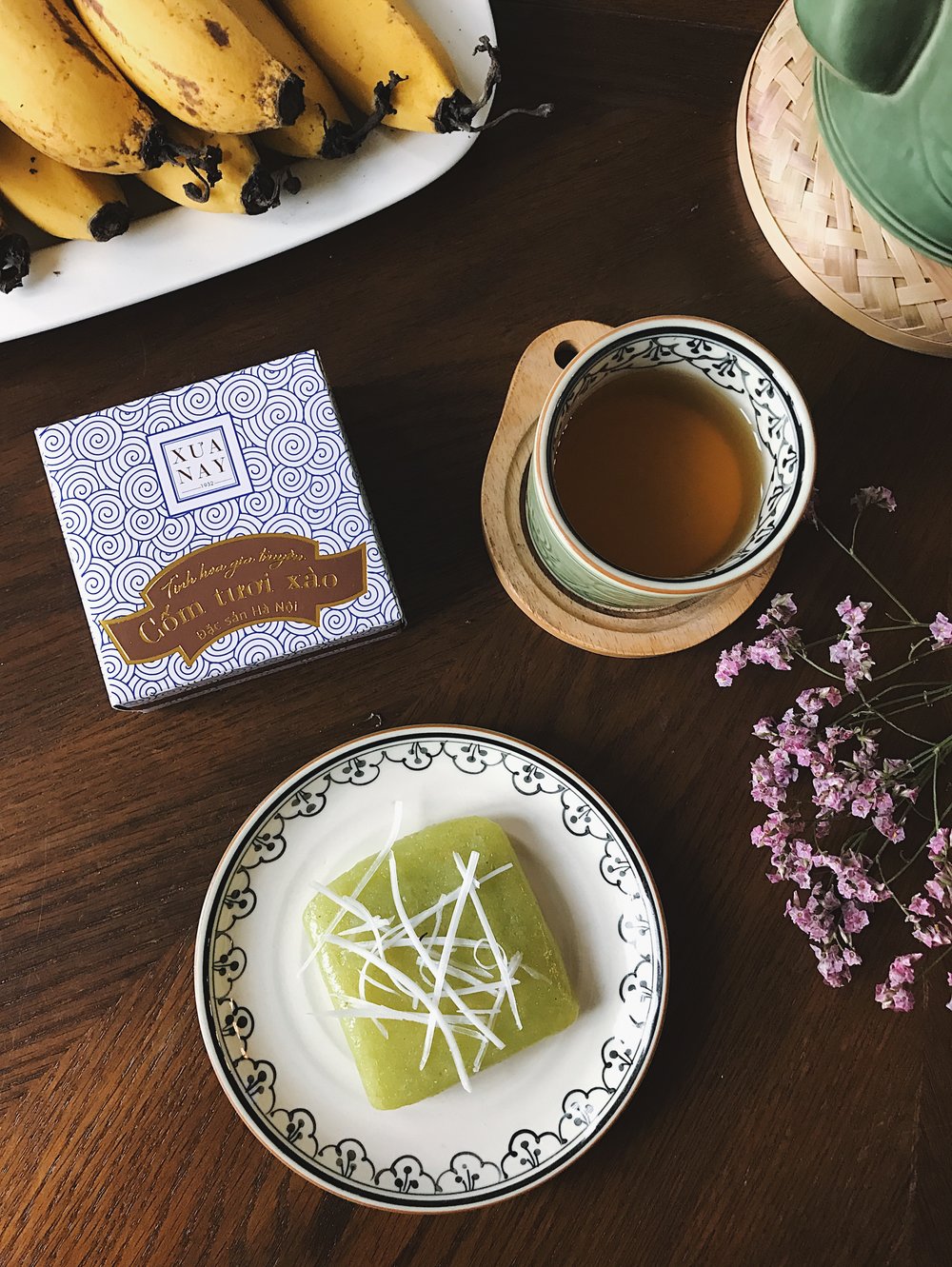 Bánh cốm Hà Nội xưa Nay