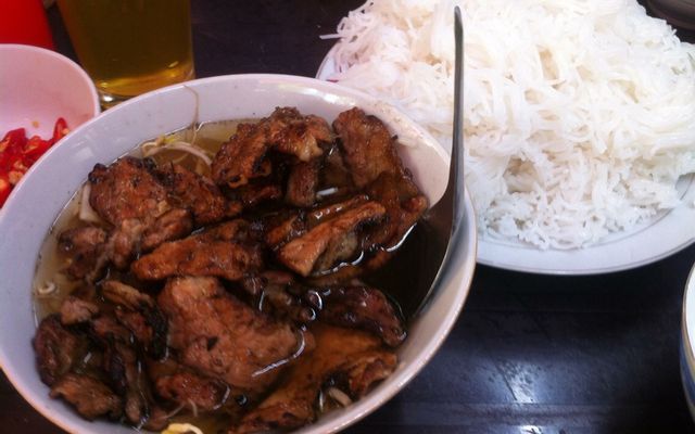 bún chả quạt Ninh Bình