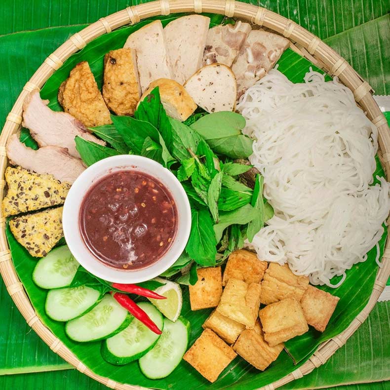 Bún đậu mắm tôm Trung Hương