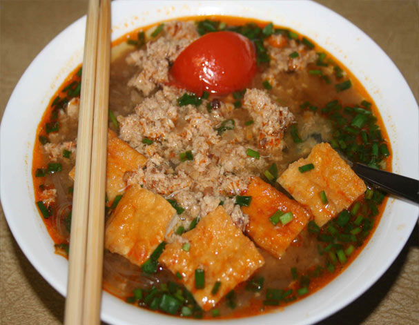 bún riêu cua đồng Cần Thơ