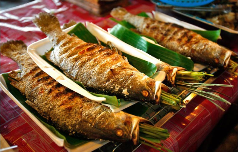 Sapa mùa đông Cá suối nướng
