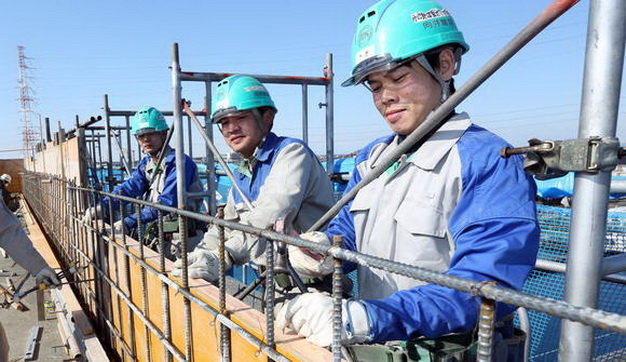 cơ hội làm việc tại Nhật Bản việc xây dựng