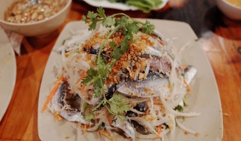 gỏi cá trích - đặc sản Kiên Giang