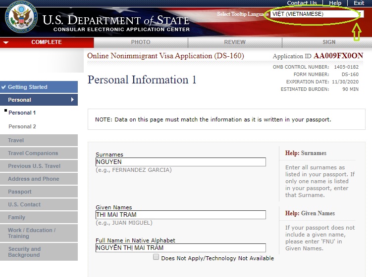 huong-dan-dien-don-xin-visa-du-lich-my