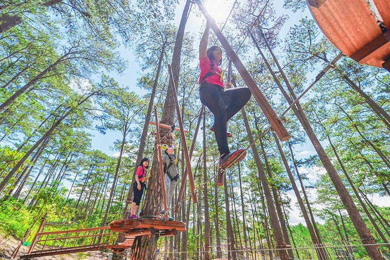 Giới thiệu High Rope Course Đà Lạt
