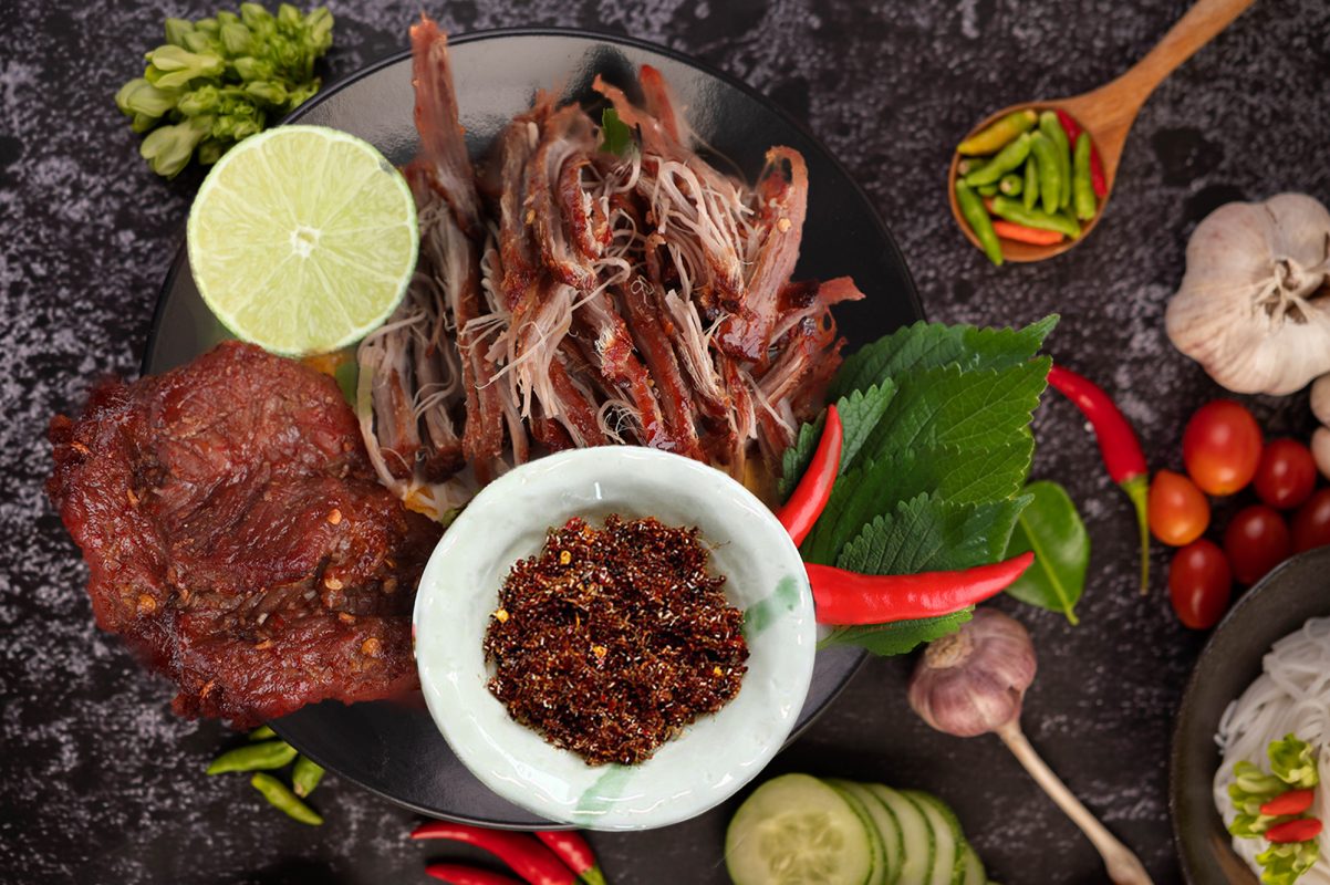 Khô Bò Một Nắng Muối Kiến Vàng đặc sản Phú Yên