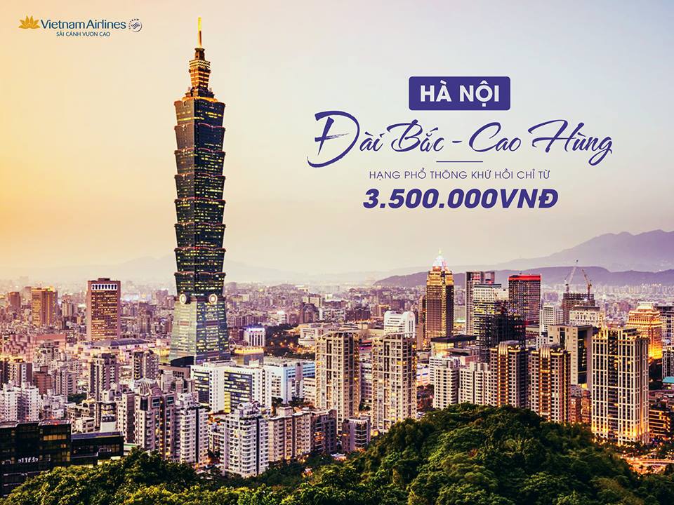 Khuyến mại đi Đài Bắc/Cao Hùng