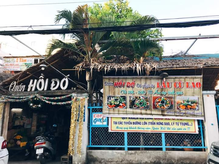 bánh tằm bì quán Hồi Đó Cần Thơ