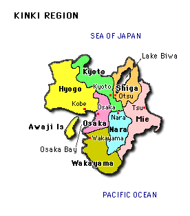 Các tỉnh của Nhật Bản Kinki