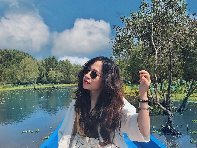 nghỉ dưỡng tại rừng Tràm Trà Sư