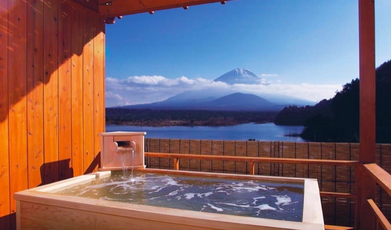 Suối nước nóng Nhật Bản - Kawaguchiko