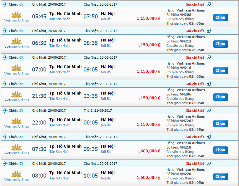 Vietnam Airlines khai thác nhiều nhất khoảng 15-20 chuyến mõi ngày