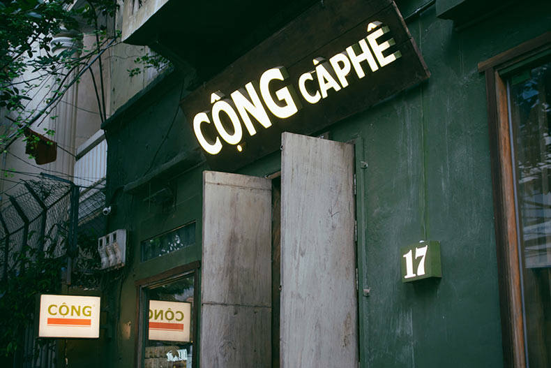 Cộng Cafe Hàn Quốc thương hiệu Cộng Cafe