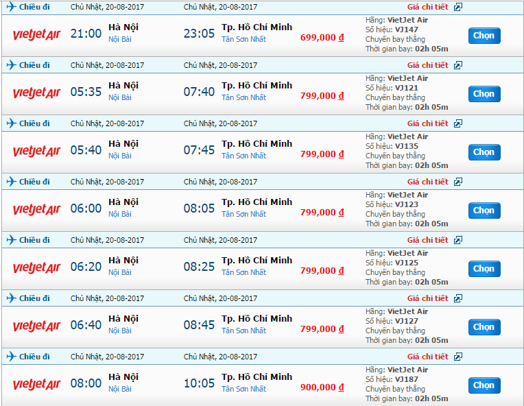 Vé máy bay giá rẻ đi Sài Gòn Vietjet