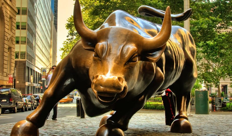 phố Wall - tượng nữ thần tự do