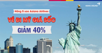VietAIR & Asiana Airlines offer up to 40% discount on flights to the US