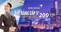 Flying OZ730 receiving super promotion from Asiana Airlines: Hanoi - Seoul roundtrip 200 USD + Tax