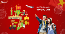 Đặt vé máy bay mê say dịp Lễ