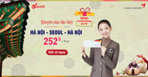 Mua vé Asiana Airlines đi Hàn Quốc giá siêu khuyến mại 252 USD tặng dịch vụ phòng chờ thương gia