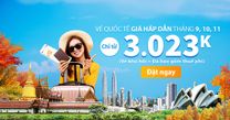 Cập nhật giá vé máy bay quốc tế tháng 9 – 10 -11