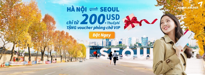 Khuyến mại hấp dẫn từ Asiana Airlines