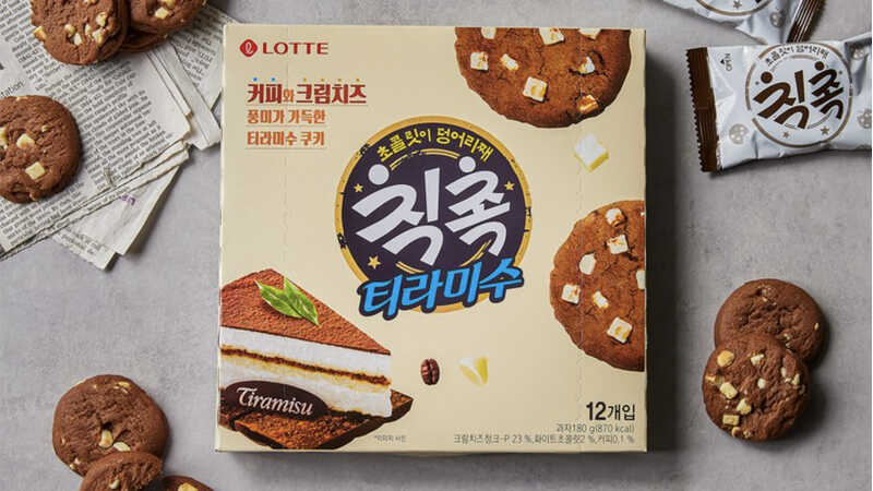 Cookie Tiramisu Chocolate Lotte - bánh kẹo Hàn Quốc