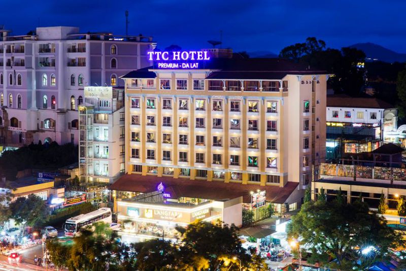 Khách sạn gần chợ Đà Lạt - Khách sạn TTC Hotel Premium Đà Lạt