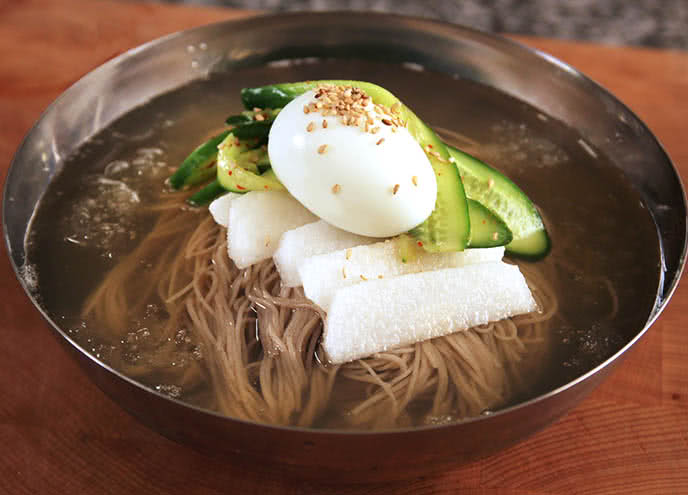Miến lạnh Hàn Quốc Naengmyeon-mul