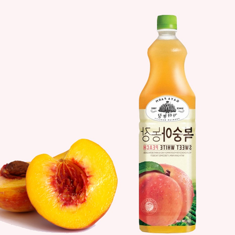 Nước đào Hàn Quốc - Nước ép đào Gaya Farm