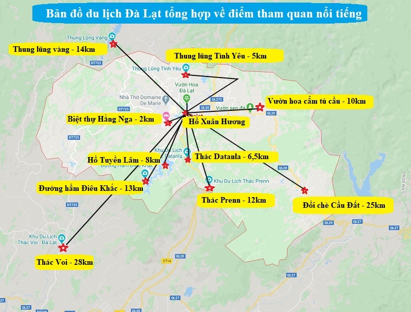 Cập nhật bản đồ du lịch Đà Lạt 2022 sẽ giúp cho du khách có thể tham quan một cách dễ dàng và hiệu quả tại một trong những điểm đến du lịch phổ biến tại Việt Nam. Hãy đón xem hình ảnh để cập nhật những thông tin mới nhất về thành phố của mùa xuân.