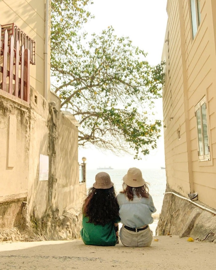 Cảnh đẹp Vũng Tàu - Con hẻm nhỏ góc đường Trần Phú