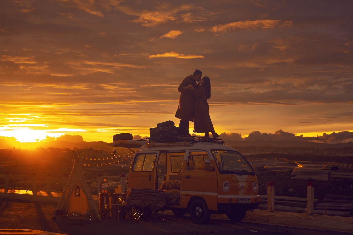 Xóm Lèo - hoàng hôn Đà Lạt