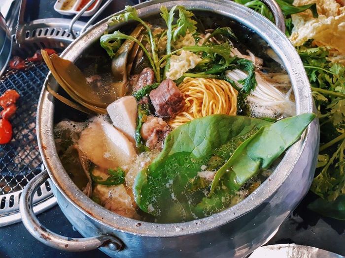 Lẩu bò Đà Lạt - Lẩu bò Atiso - quán Xưa