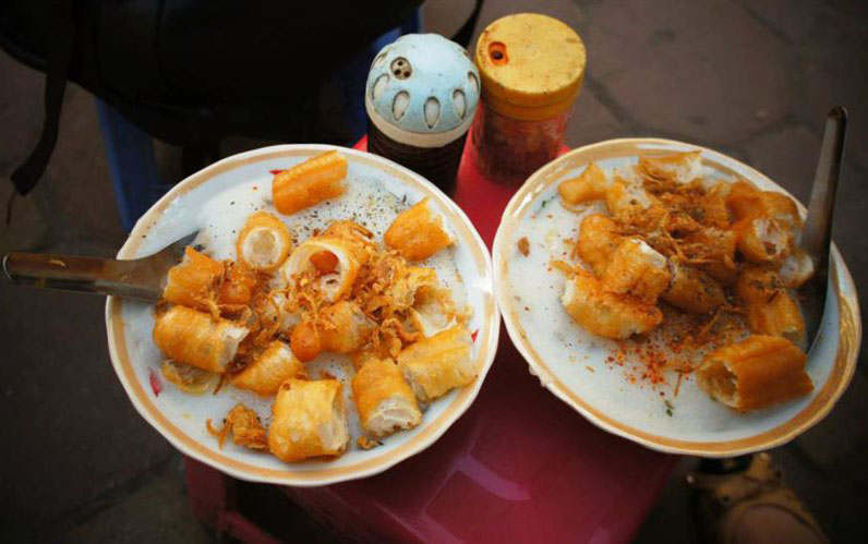 Cháo sườn quẩy - Cháo sườn quẩy Bách Khoa