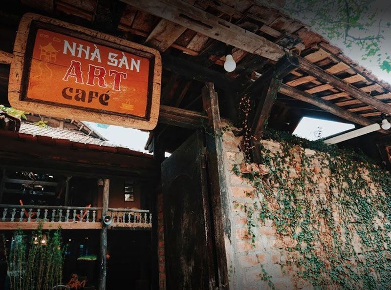 Hồ Tây về đêm - Quán Cafe Nhà Sàn