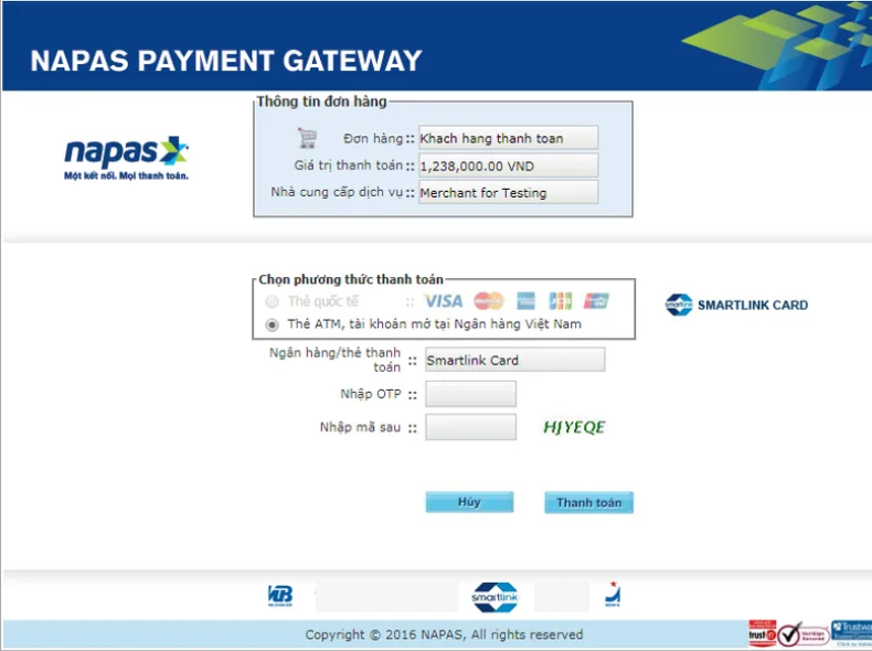 thanh toán vé máy bay tại VietAIR