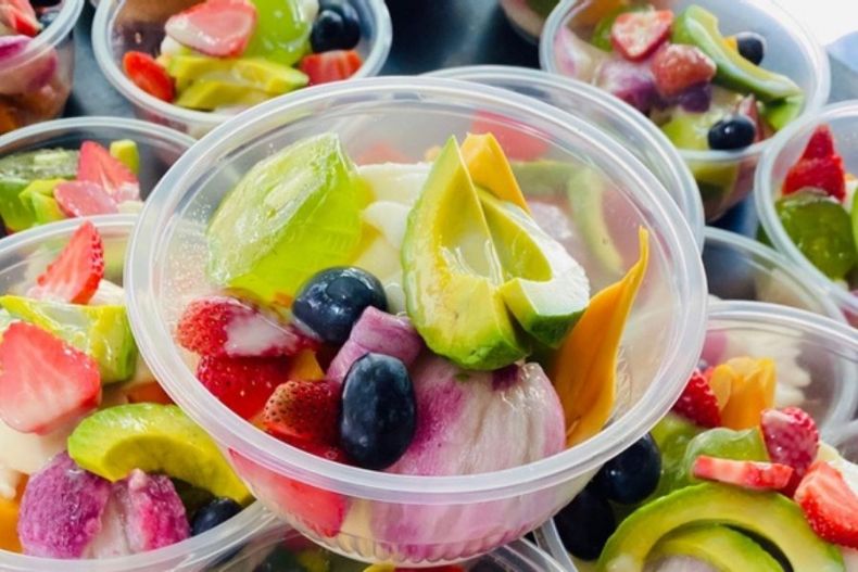 Kem bơ Sài Gòn - Trái cây tô 251