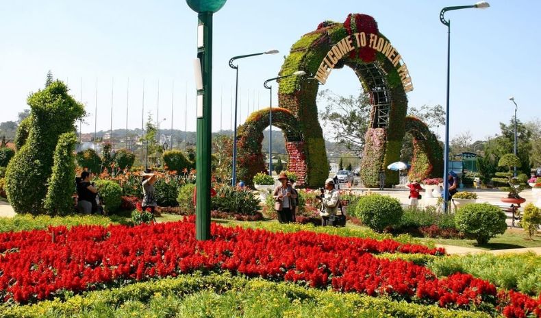 giới thiệu vườn hoa Đà Lạt