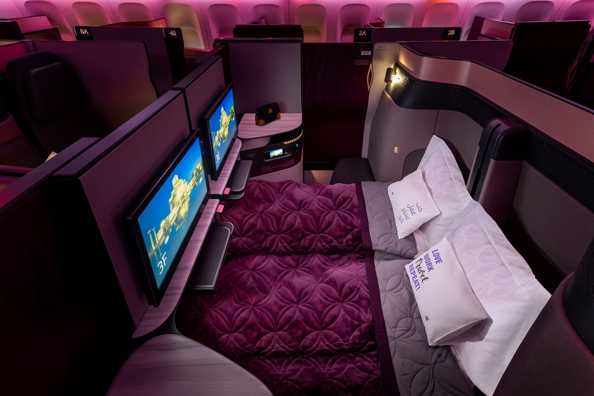 hạng nhất - vé máy bay Qatar Airways