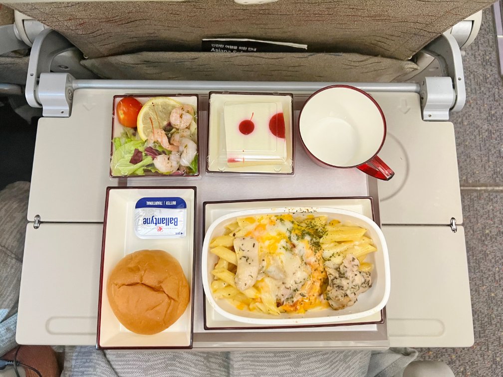 suất ăn hạng phổ thông - vé máy bay Asiana Airlines