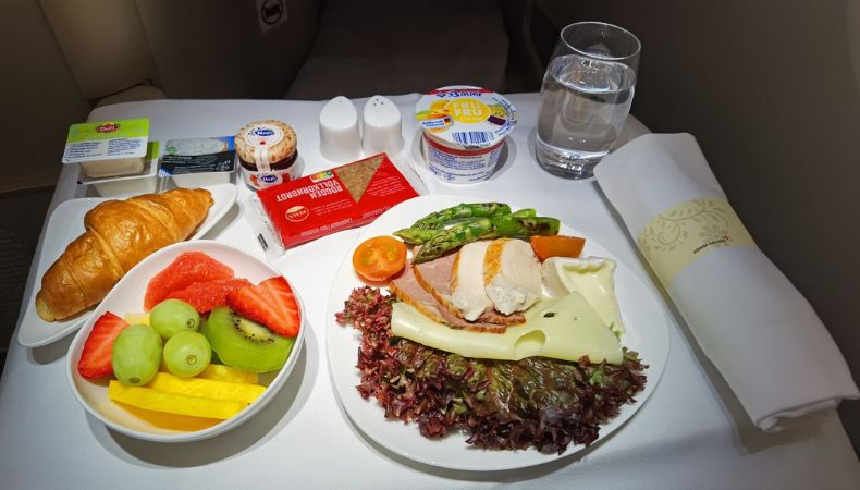 suất ăn hạng Business Smartium - vé máy bay Asiana Airlines