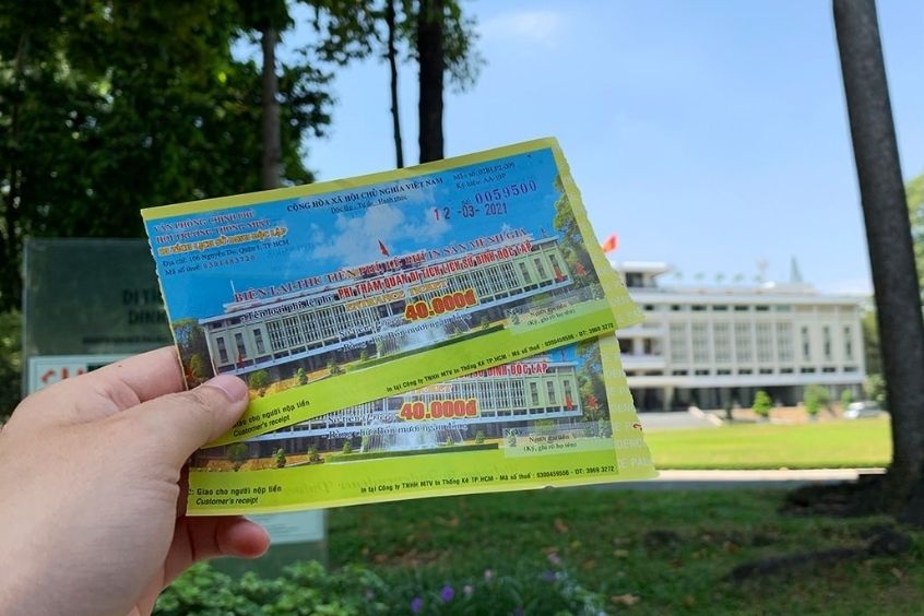 giá vé tham quan Dinh Độc Lập