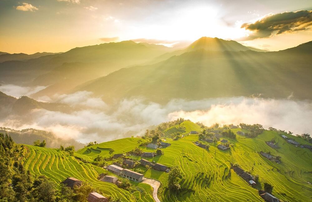 Mù Cang Chải - vé máy bay tháng 9