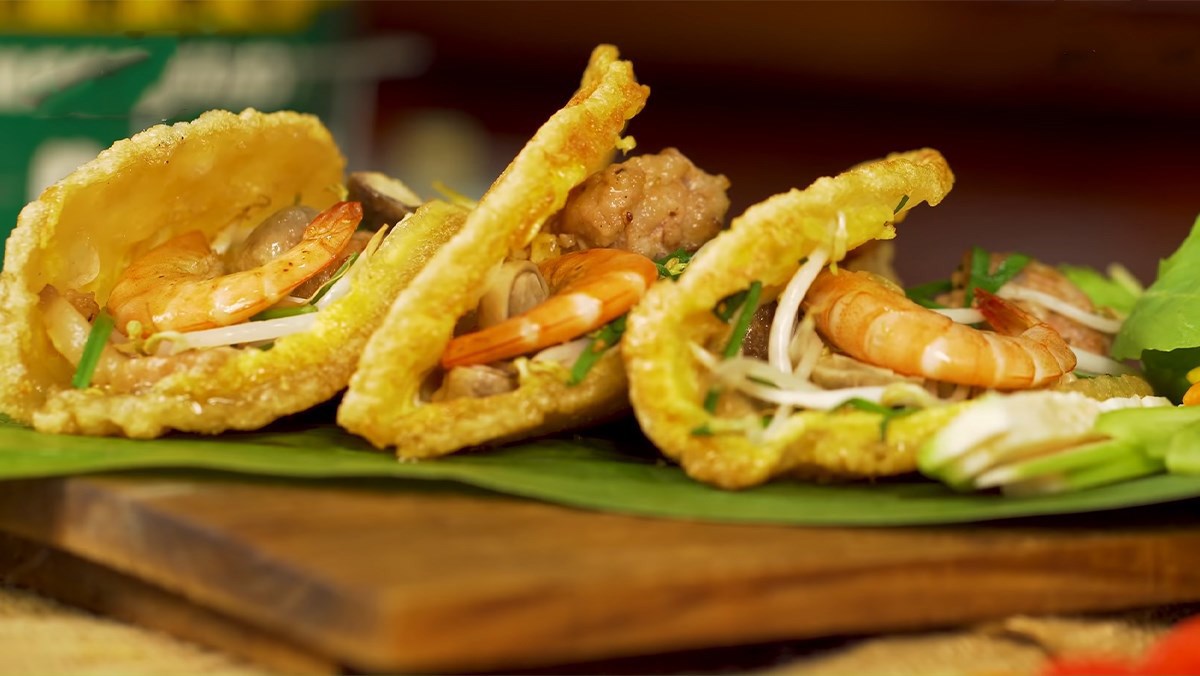 Bánh xèo - ẩm thực miền Trung