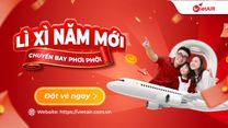 Đặt vé máy bay – Nhận ngay lì xì