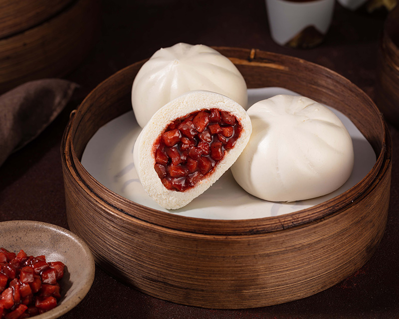 Bánh bao xá xíu - đi Quảng Châu ăn gì